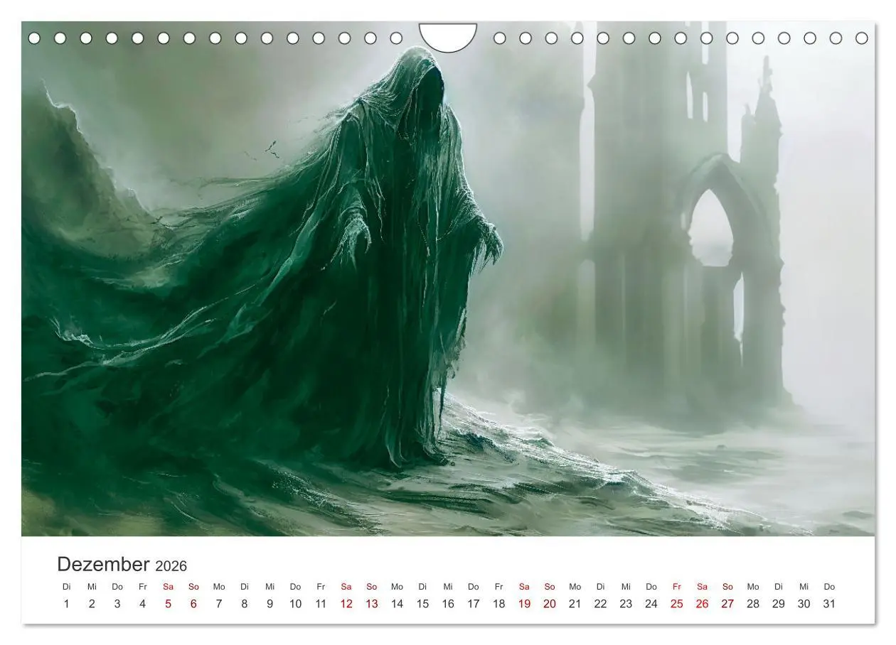 Bild: 9783457346884 | Das Reich der flüsternden Schatten (Wandkalender 2026 DIN A4 quer),...