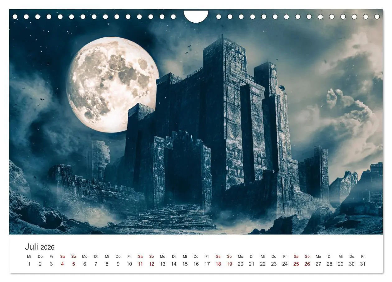Bild: 9783457346884 | Das Reich der flüsternden Schatten (Wandkalender 2026 DIN A4 quer),...