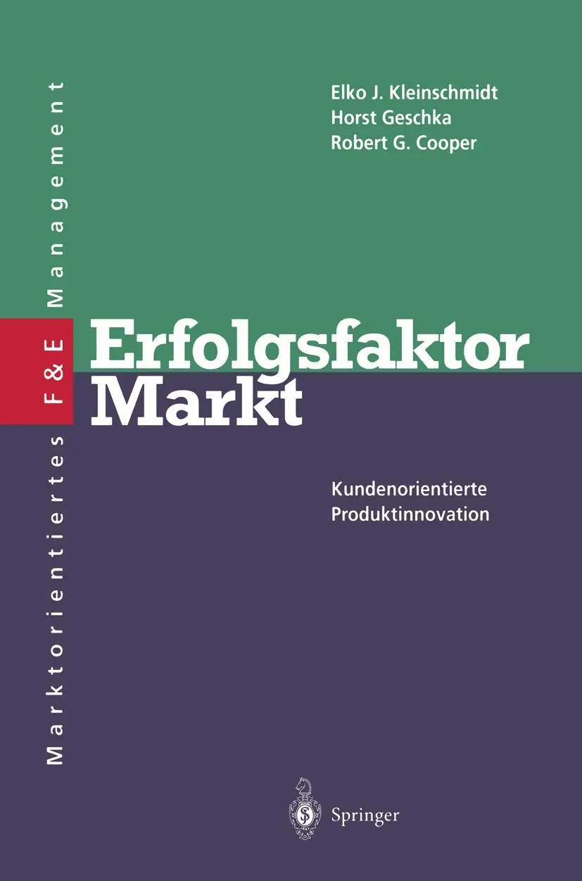 Cover: 9783642786884 | Erfolgsfaktor Markt | Kundenorientierte Produktinnovation | Buch