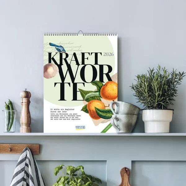 Bild: 9783731886884 | Kraftworte 2026 | Verlag Korsch | Kalender | 54 S. | Deutsch | 2026