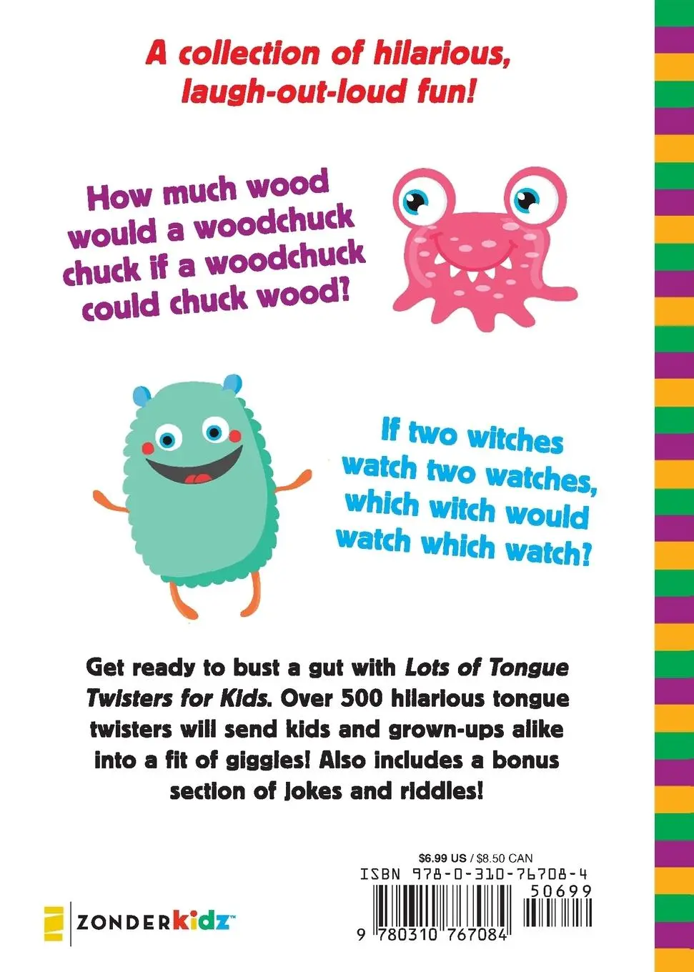 Rückseite: 9780310767084 | Lots of Tongue Twisters for Kids | Whee Winn | Taschenbuch | Englisch