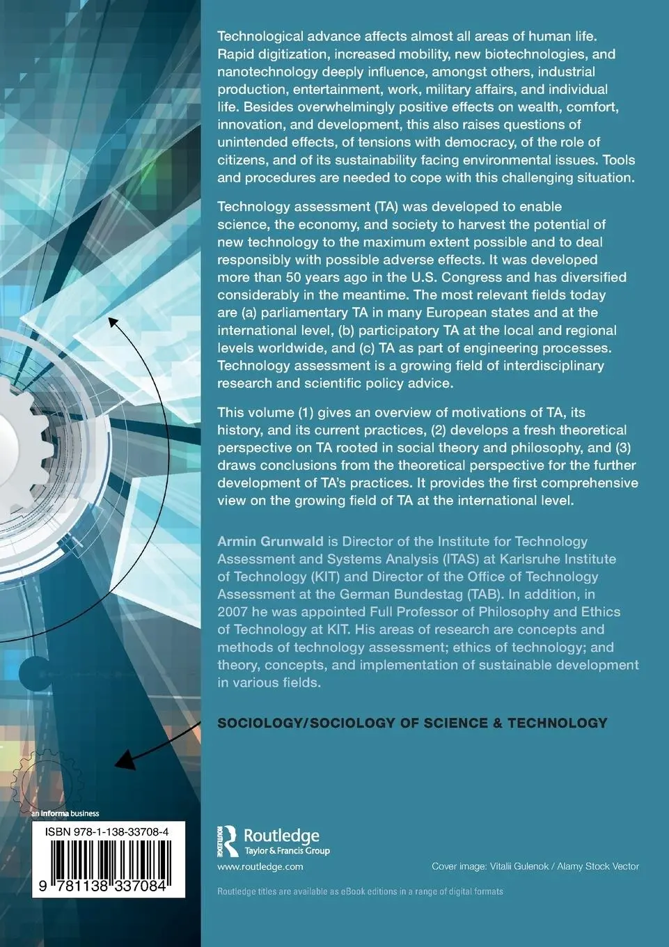 Rückseite: 9781138337084 | Technology Assessment in Practice and Theory | Armin Grunwald | Buch
