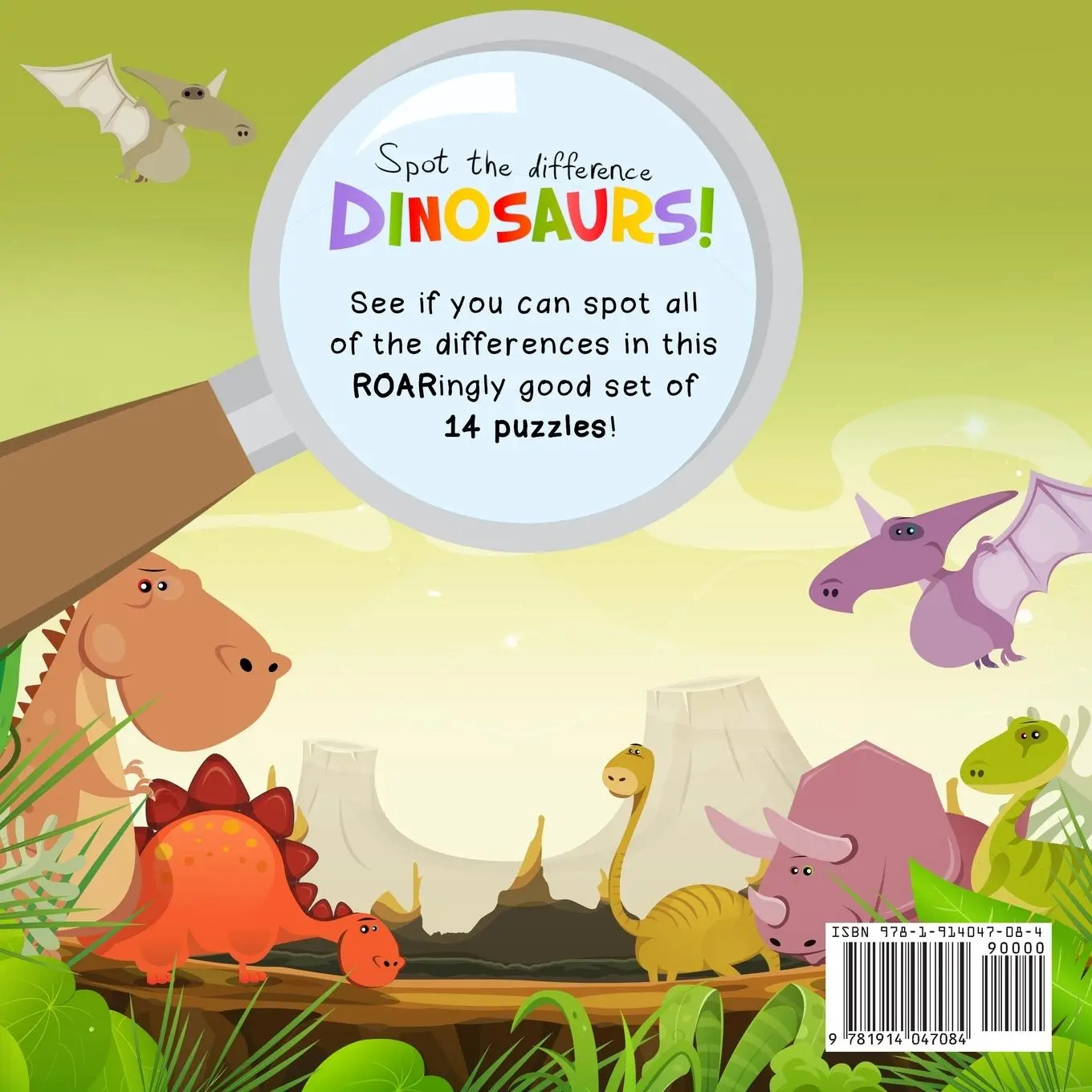 Rückseite: 9781914047084 | Spot The Difference - Dinosaurs! | Webber Books | Taschenbuch | 2021