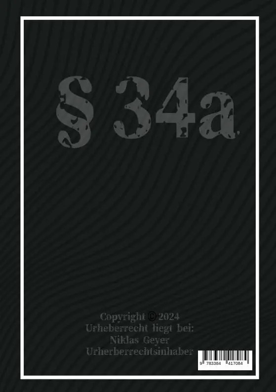 Rückseite: 9783384417084 | Sachkunde-Trainer §34a GewO | Niklas Geyer | Taschenbuch | Paperback