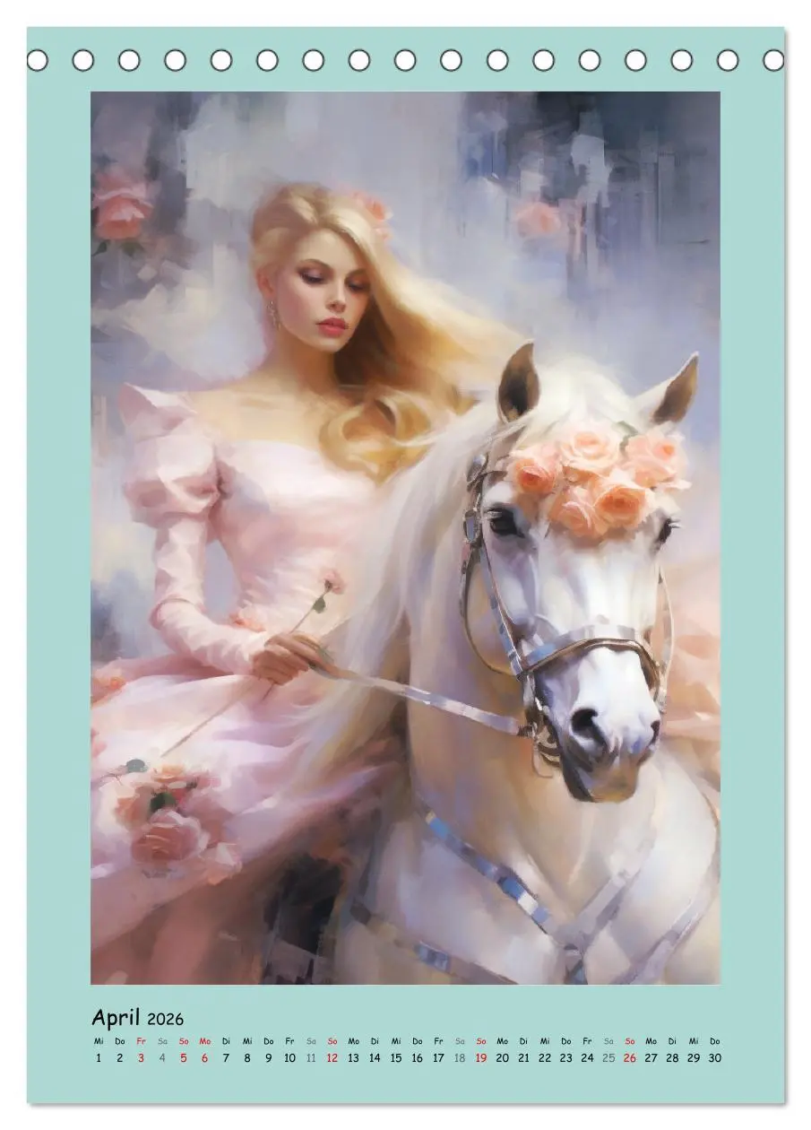 Bild: 9783516317084 | Zauberhafte Märchenillustrationen im Romantik-Stil (Tischkalender...