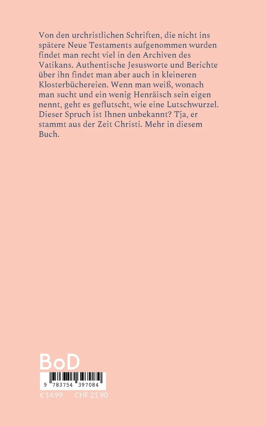 Rückseite: 9783754397084 | Jesus Christus trug künstliche Wimpern | Mutter Hautberg | Taschenbuch