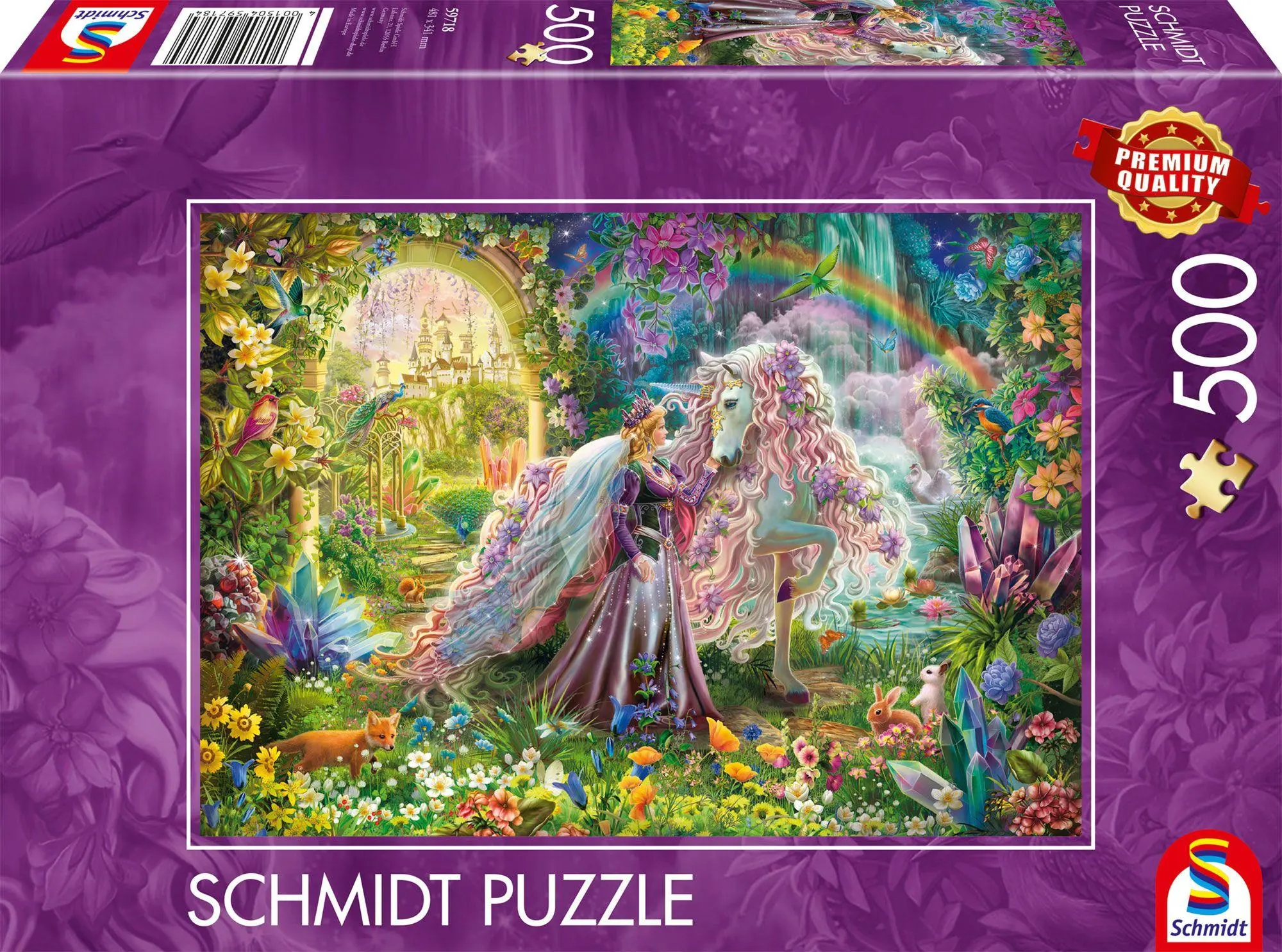 Cover: 4001504597184 | Traumreise mit Einhorn | Puzzle Standard 500 Teile | Spiel | 59718