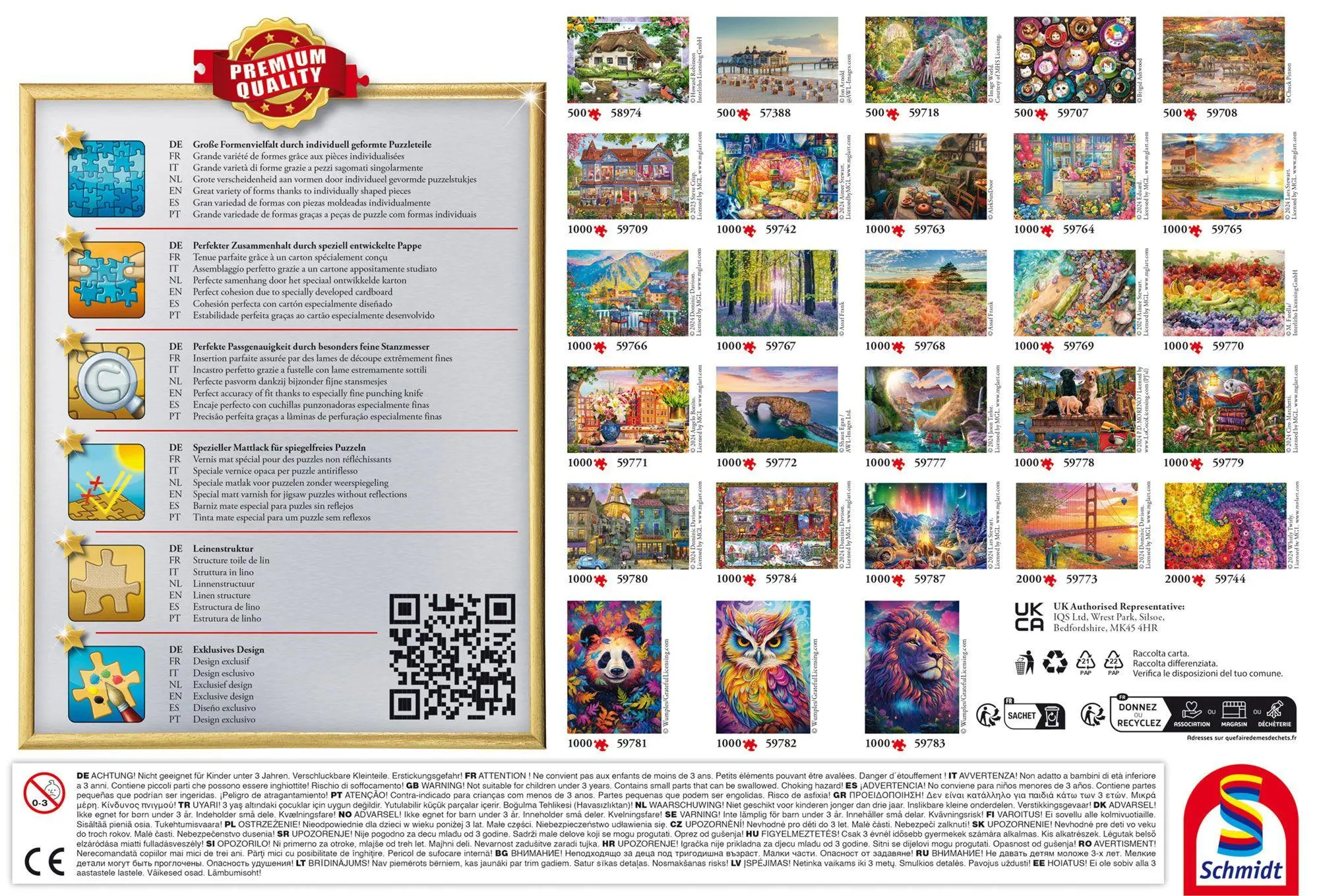 Bild: 4001504597184 | Traumreise mit Einhorn | Puzzle Standard 500 Teile | Spiel | 59718