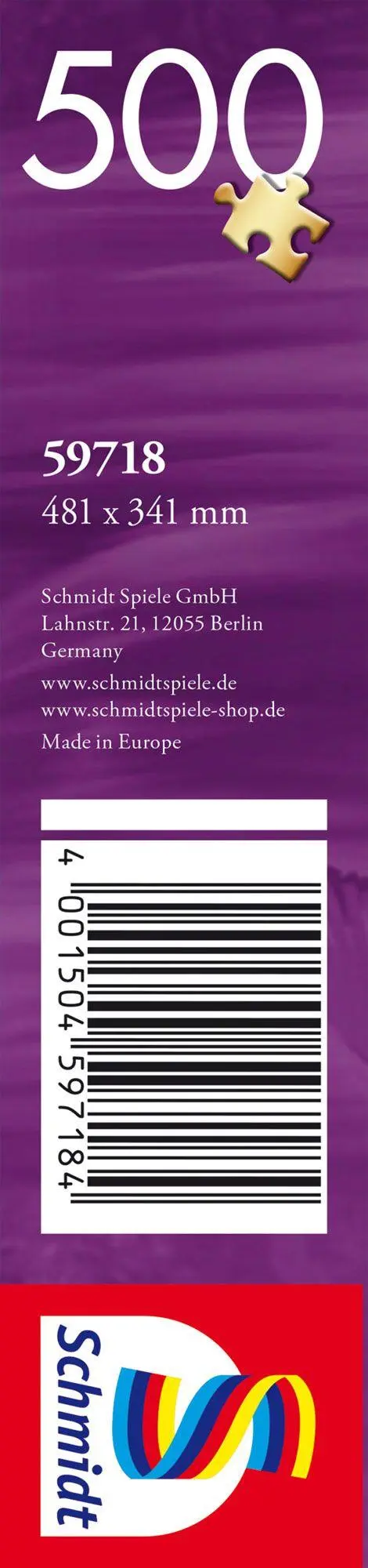 Bild: 4001504597184 | Traumreise mit Einhorn | Puzzle Standard 500 Teile | Spiel | 59718