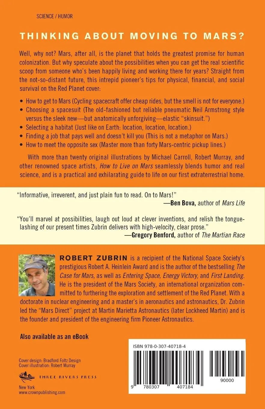 Rückseite: 9780307407184 | How to Live on Mars | Robert Zubrin | Taschenbuch | Englisch | 2008