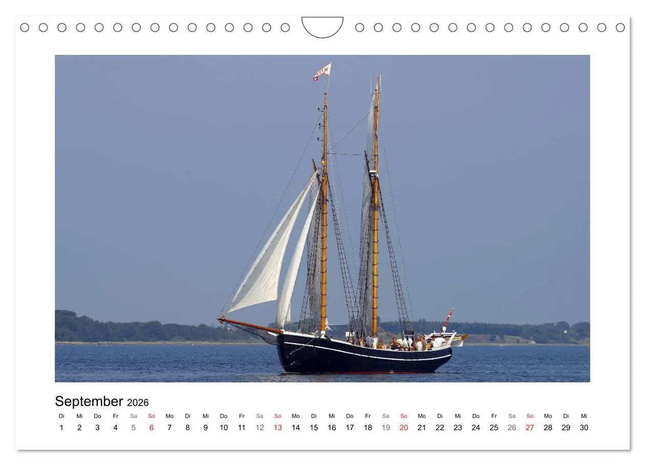 Bild: 9783457837184 | Segelschiffe auf dem Limfjord (Wandkalender 2026 DIN A4 quer),...