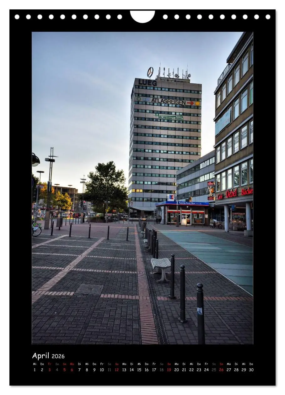 Bild: 9783516477184 | Bochum (Wandkalender 2026 DIN A4 hoch), CALVENDO Monatskalender | 2026