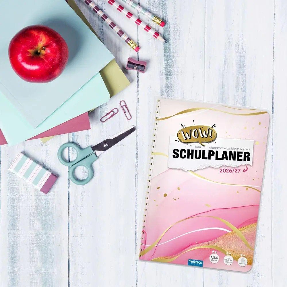 Bild: 9783988027184 | TRÖTSCH - Schulplaner WOW Marble 26/27 | Trötsch Verlag GmbH &amp; Co. KG