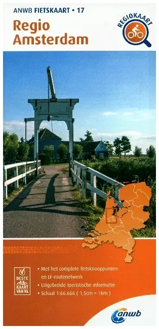 Cover: 9789018047184 | 17 Regio Amsterdam | Fietskaart mit Radwegen | (Land-)Karte | 2020