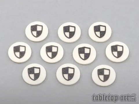 Cover: 704270727284 | Marker - Shield/Defence V1 (10) | Tabletop-Art | EAN 704270727284