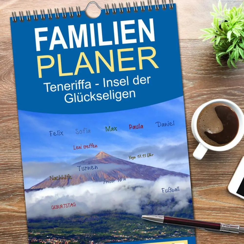 Bild: 9783516607284 | Familienplaner 2026 - Teneriffa - Insel der Glückseligen mit 5...