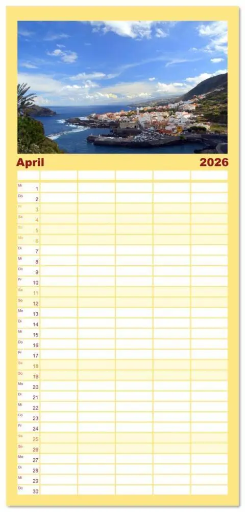 Bild: 9783516607284 | Familienplaner 2026 - Teneriffa - Insel der Glückseligen mit 5...