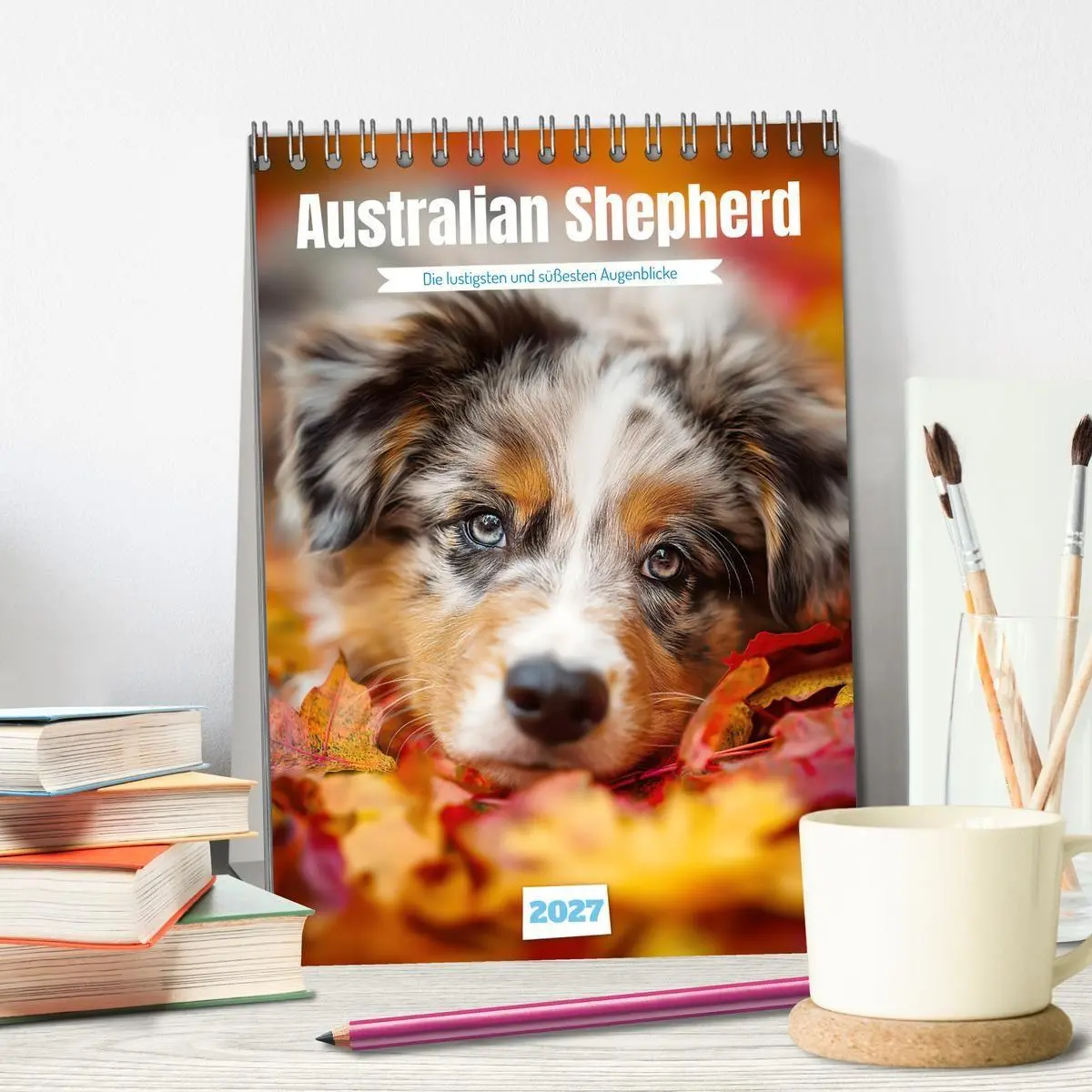 Bild: 9783569627284 | Australian Shepherd (Tischkalender 2027 DIN A5 hoch), CALVENDO...