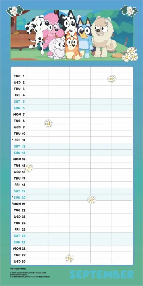 Bild: 9783840197284 | Bluey Familienplaner Broschurkalender 2026 | Kalender | 28 S. | 2026