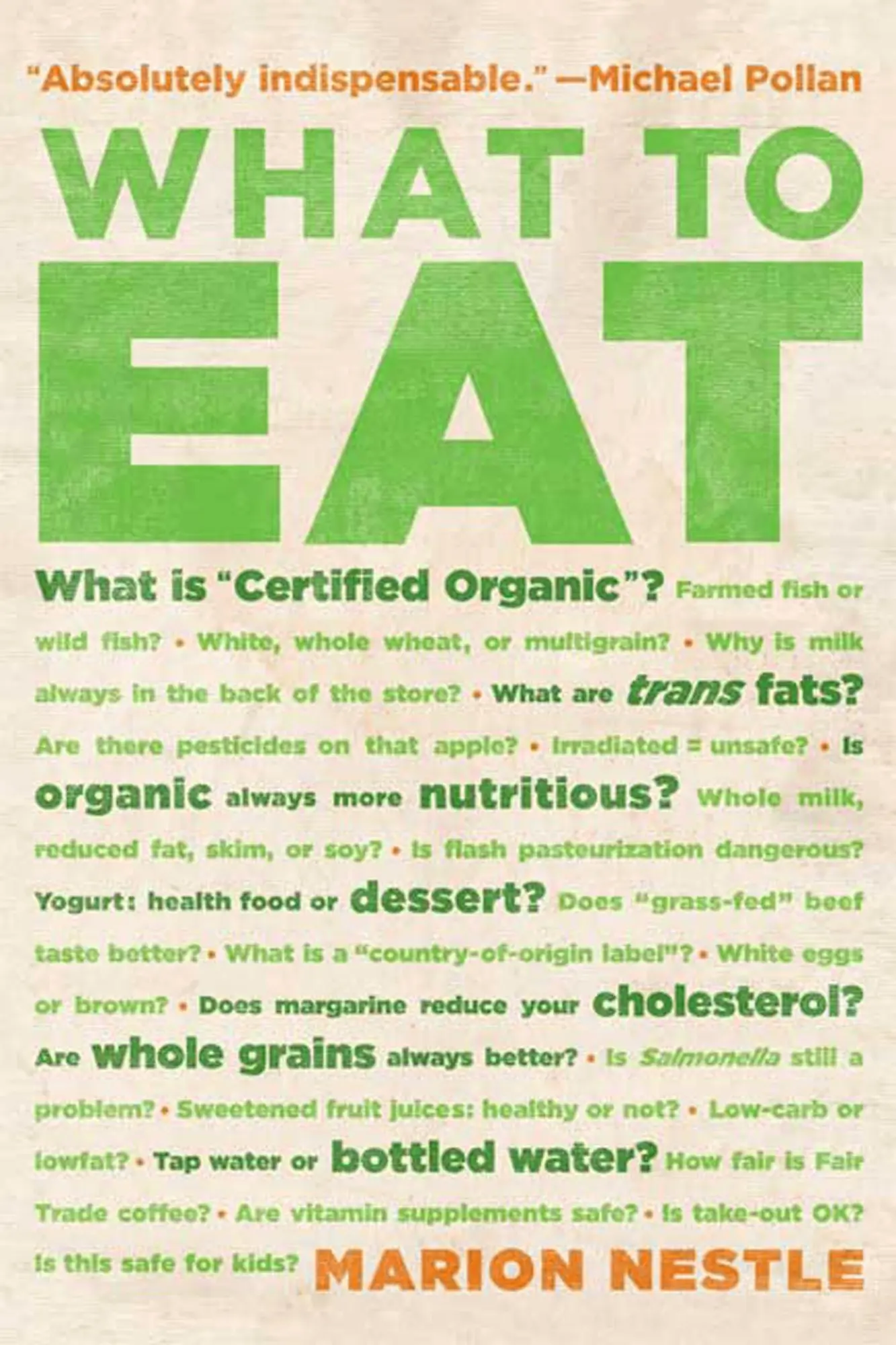 Cover: 9780865477384 | What to Eat | Marion Nestle | Taschenbuch | Englisch | 2007