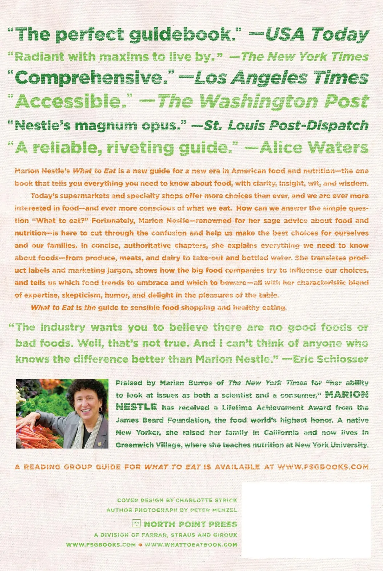 Rückseite: 9780865477384 | What to Eat | Marion Nestle | Taschenbuch | Englisch | 2007