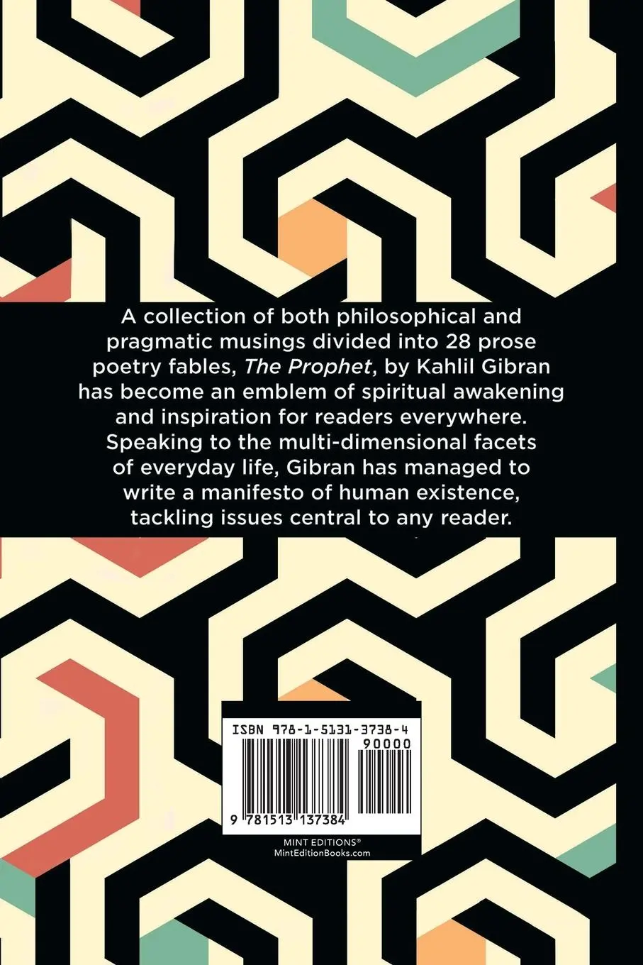Rückseite: 9781513137384 | The Prophet | Large Print Edition | Kahlil Gibran | Taschenbuch | 2022