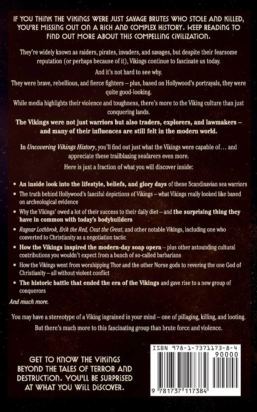 Rückseite: 9781737117384 | Uncovering Vikings History | Lucas Russo | Taschenbuch | Englisch
