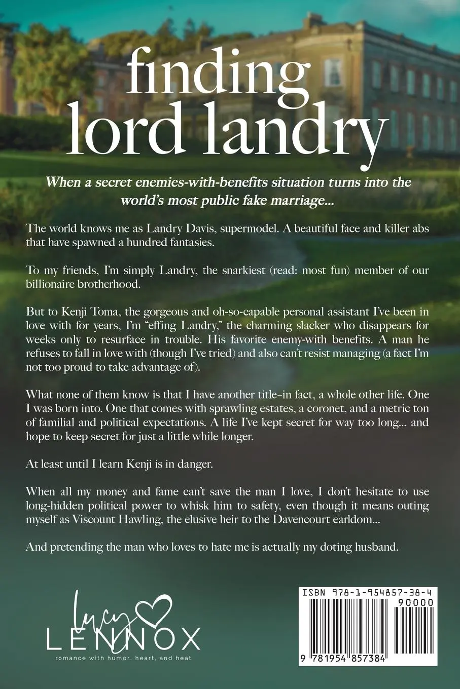 Rückseite: 9781954857384 | Finding Lord Landry | Lucy Lennox | Taschenbuch | Englisch | 2025