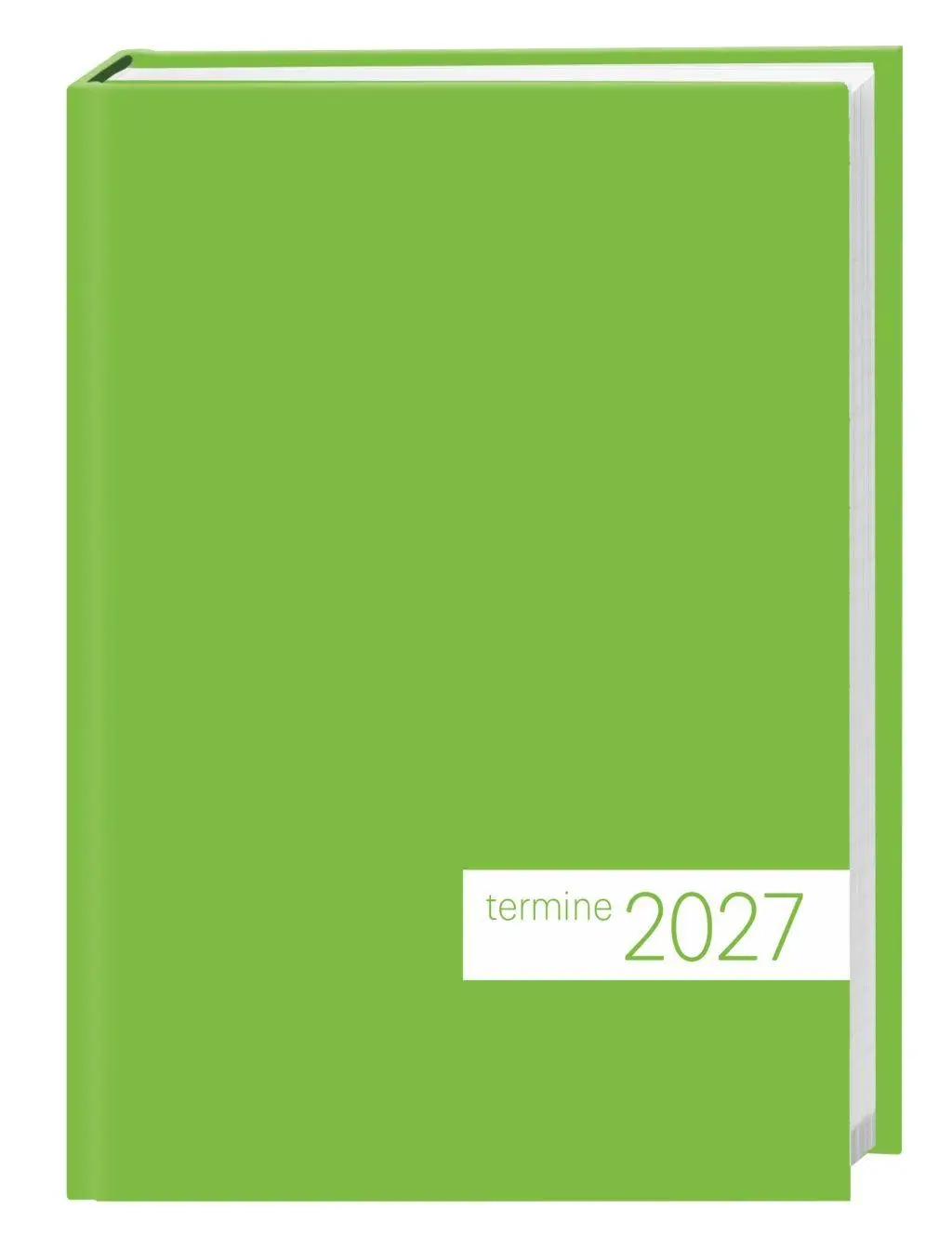 Cover: 9783756417384 | times&amp;more Grün Kalenderbuch 2027 | Taschenbuch | Bürokalender Heye
