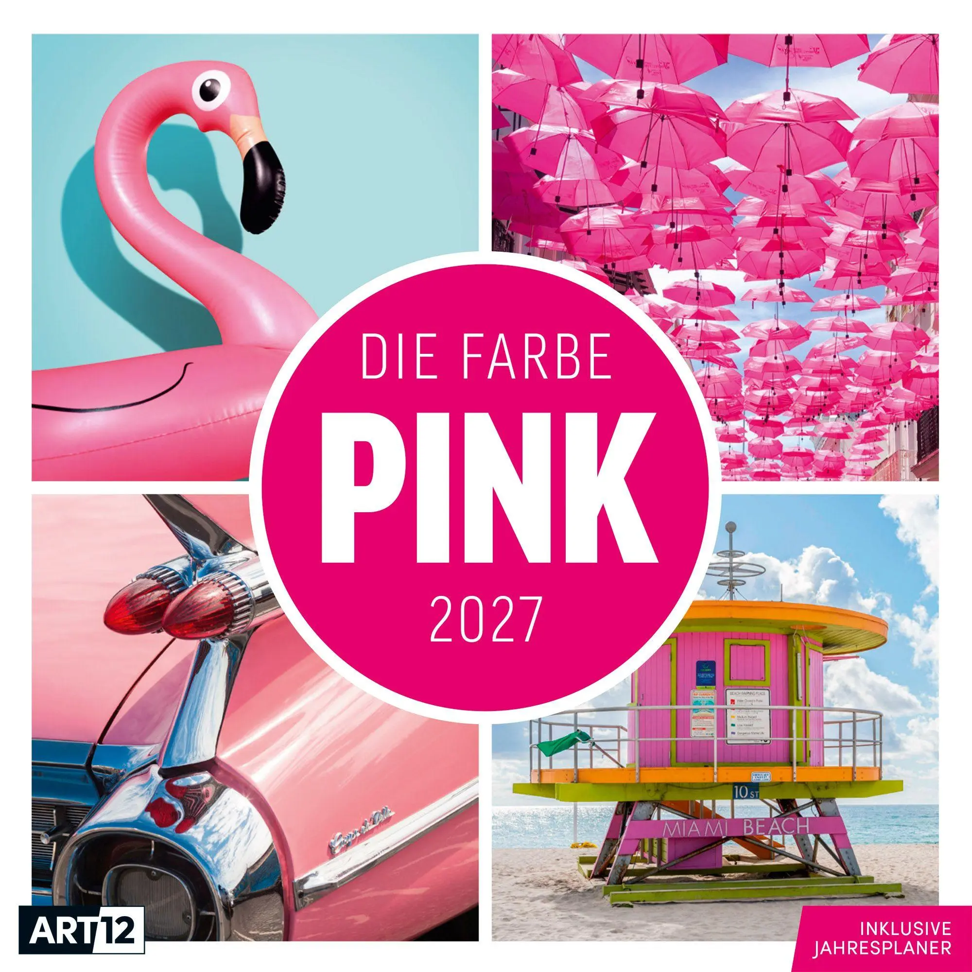 Cover: 9783838447384 | Die Farbe Pink Kalender 2027 - 30x30 - Art12 | GmbH | Kalender | 28 S.