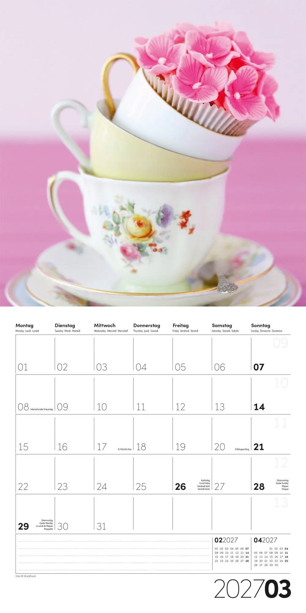 Bild: 9783838447384 | Die Farbe Pink Kalender 2027 - 30x30 - Art12 | GmbH | Kalender | 28 S.