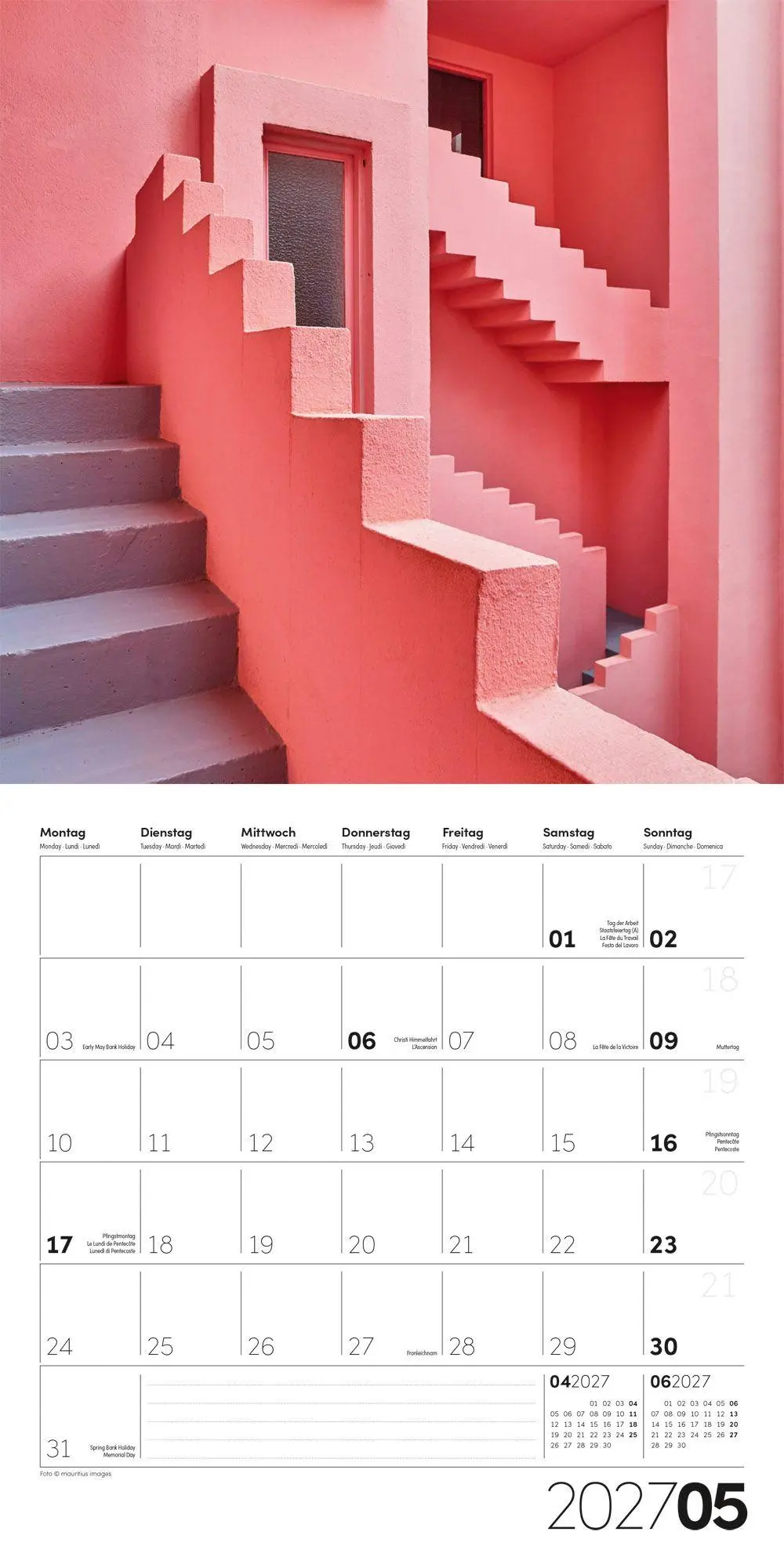 Bild: 9783838447384 | Die Farbe Pink Kalender 2027 - 30x30 - Art12 | GmbH | Kalender | 28 S.