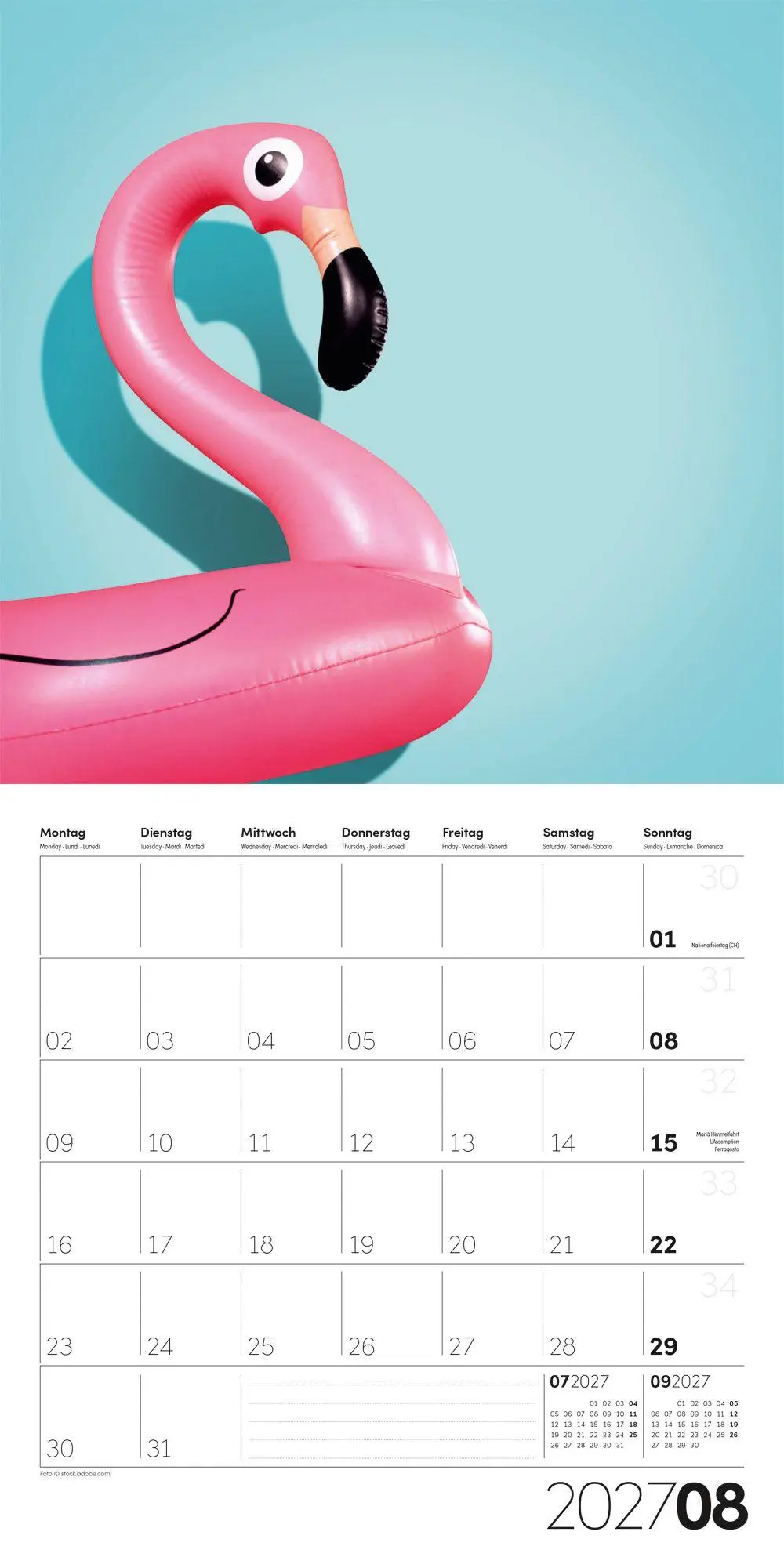Bild: 9783838447384 | Die Farbe Pink Kalender 2027 - 30x30 - Art12 | GmbH | Kalender | 28 S.