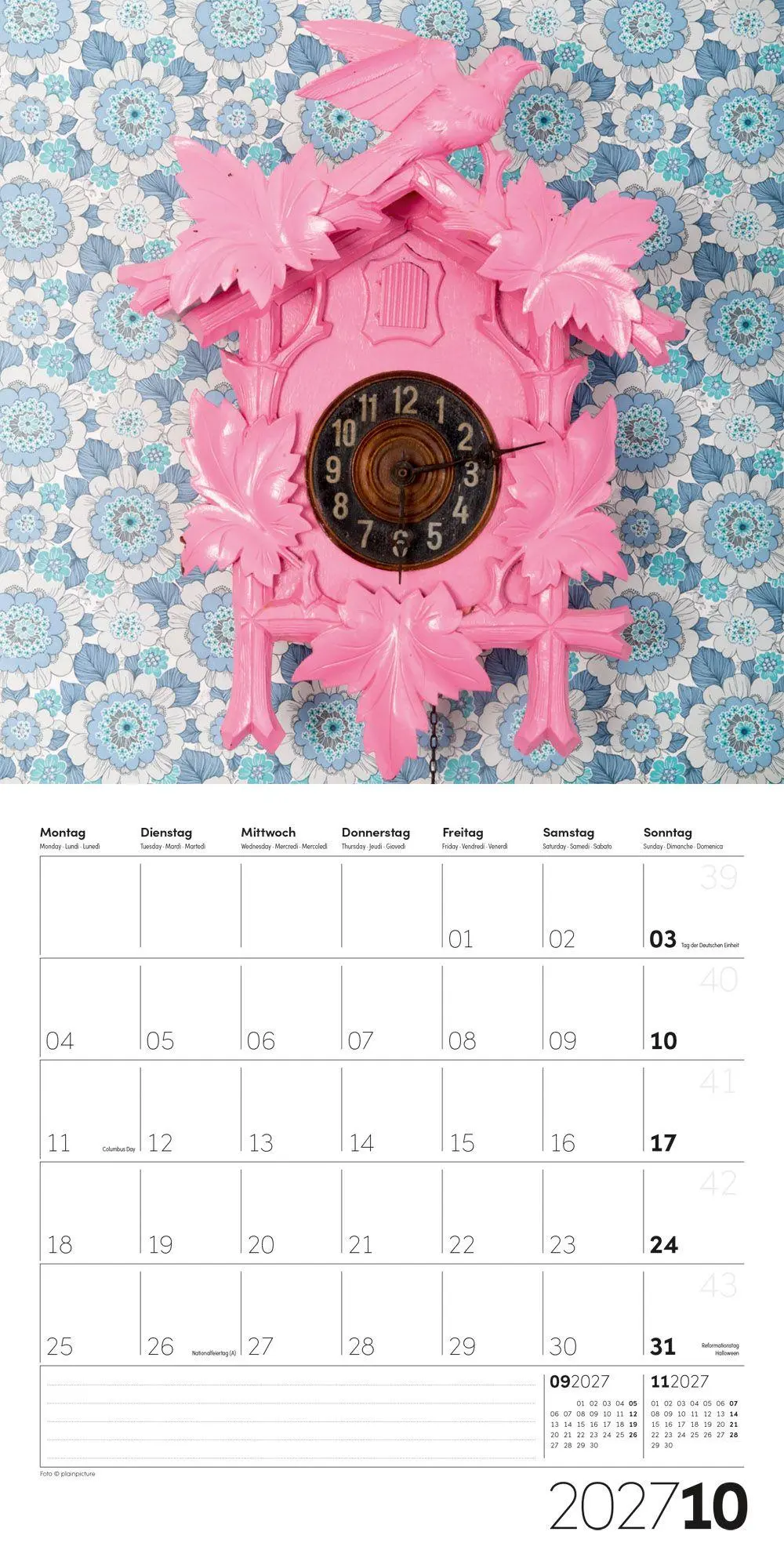 Bild: 9783838447384 | Die Farbe Pink Kalender 2027 - 30x30 - Art12 | GmbH | Kalender | 28 S.
