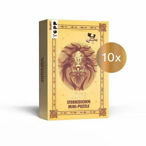 Cover: 4007742187484 | Nachfüllset: Sternzeichen Mini-Puzzle Löwe 10 St. | Frechverlag | 2025