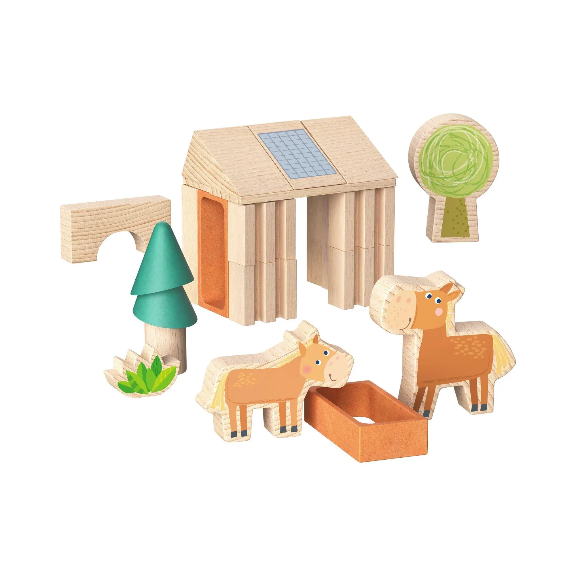 Bild: 4010168297484 | Meine erste Bausteinwelt - Ponyhof Paula | Ines Frömelt | Deutsch