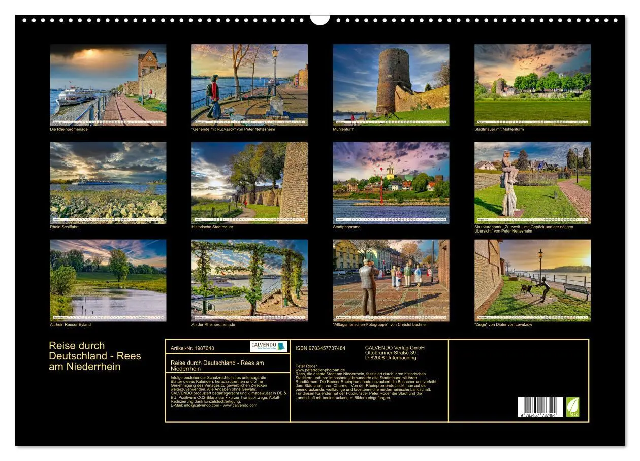 Bild: 9783457737484 | Reise durch Deutschland - Rees am Niederrhein (Wandkalender 2026...