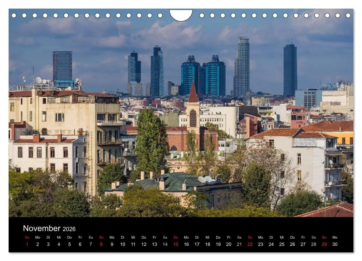 Bild: 9783516137484 | Unterwegs in Istanbul (Wandkalender 2026 DIN A4 quer), CALVENDO...