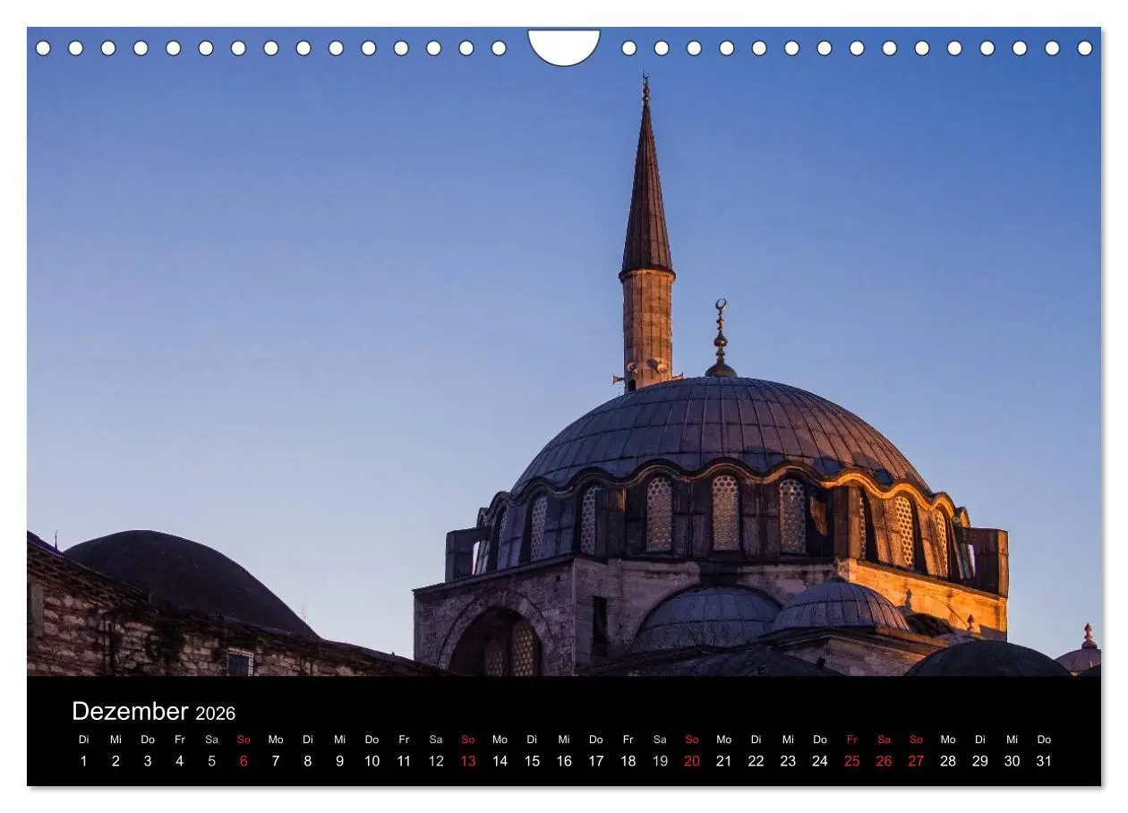 Bild: 9783516137484 | Unterwegs in Istanbul (Wandkalender 2026 DIN A4 quer), CALVENDO...