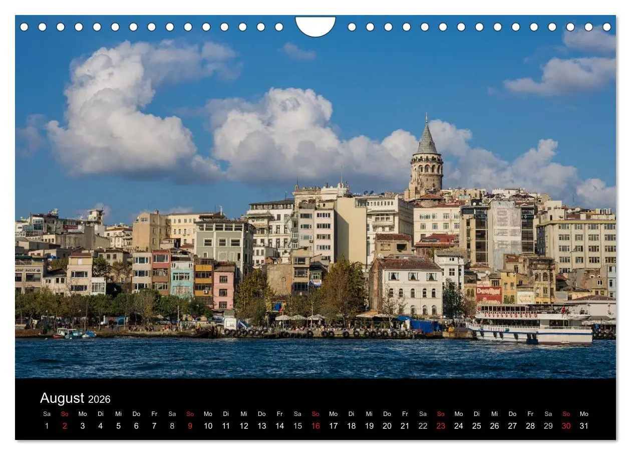 Bild: 9783516137484 | Unterwegs in Istanbul (Wandkalender 2026 DIN A4 quer), CALVENDO...