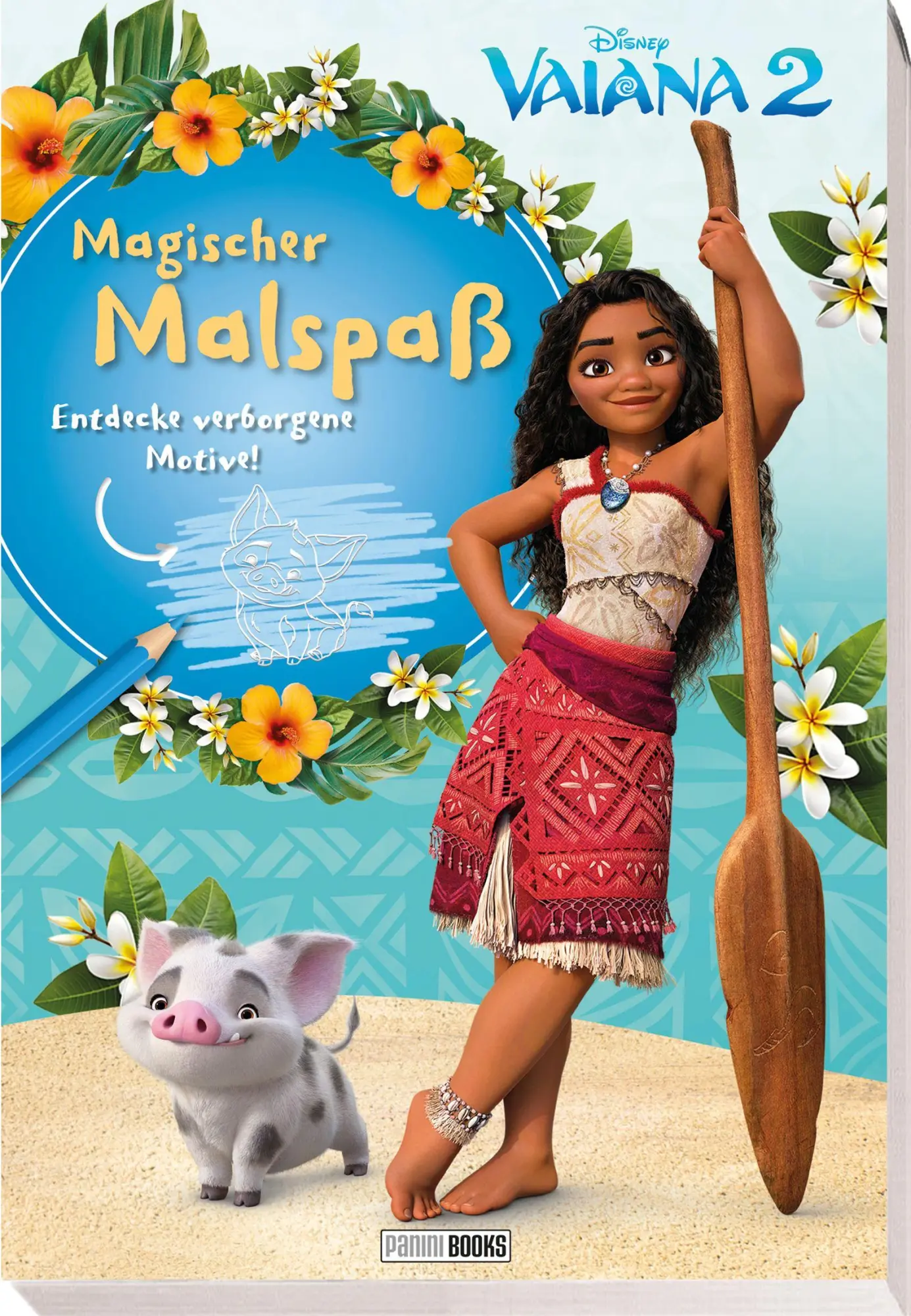 Cover: 9783833247484 | Disney Vaiana 2: Magischer Malspaß - Entdecke verborgene Motive!