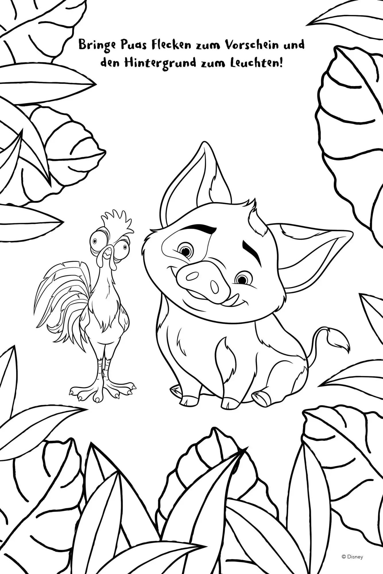 Bild: 9783833247484 | Disney Vaiana 2: Magischer Malspaß - Entdecke verborgene Motive!