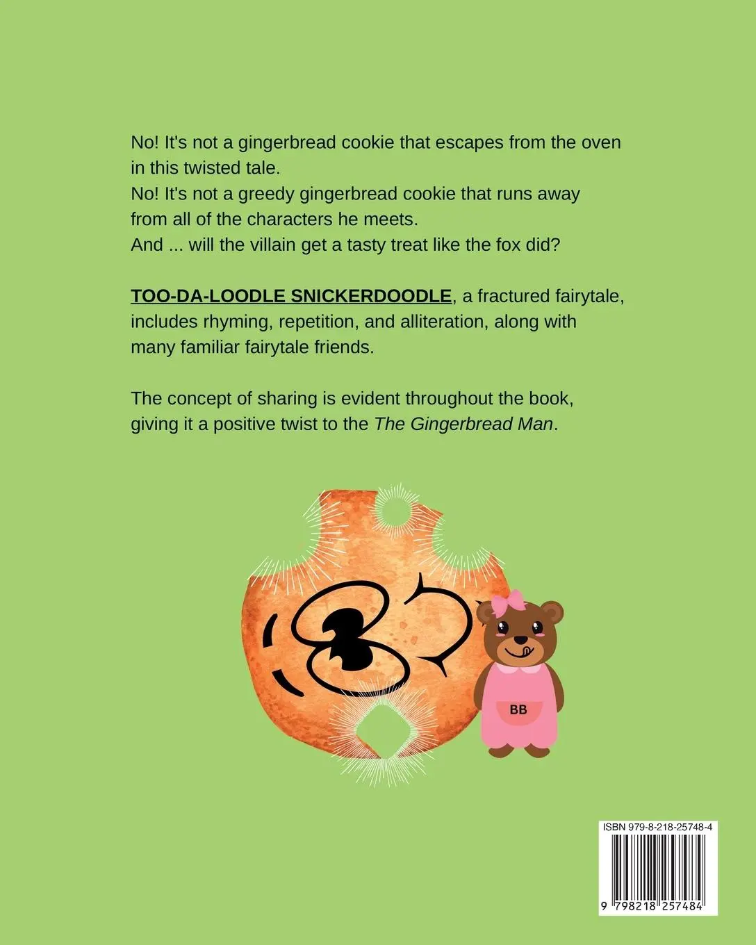 Rückseite: 9798218257484 | TOO-DA-LOODLE SNICKERDOODLE | B. E. Blubaugh | Taschenbuch | Englisch