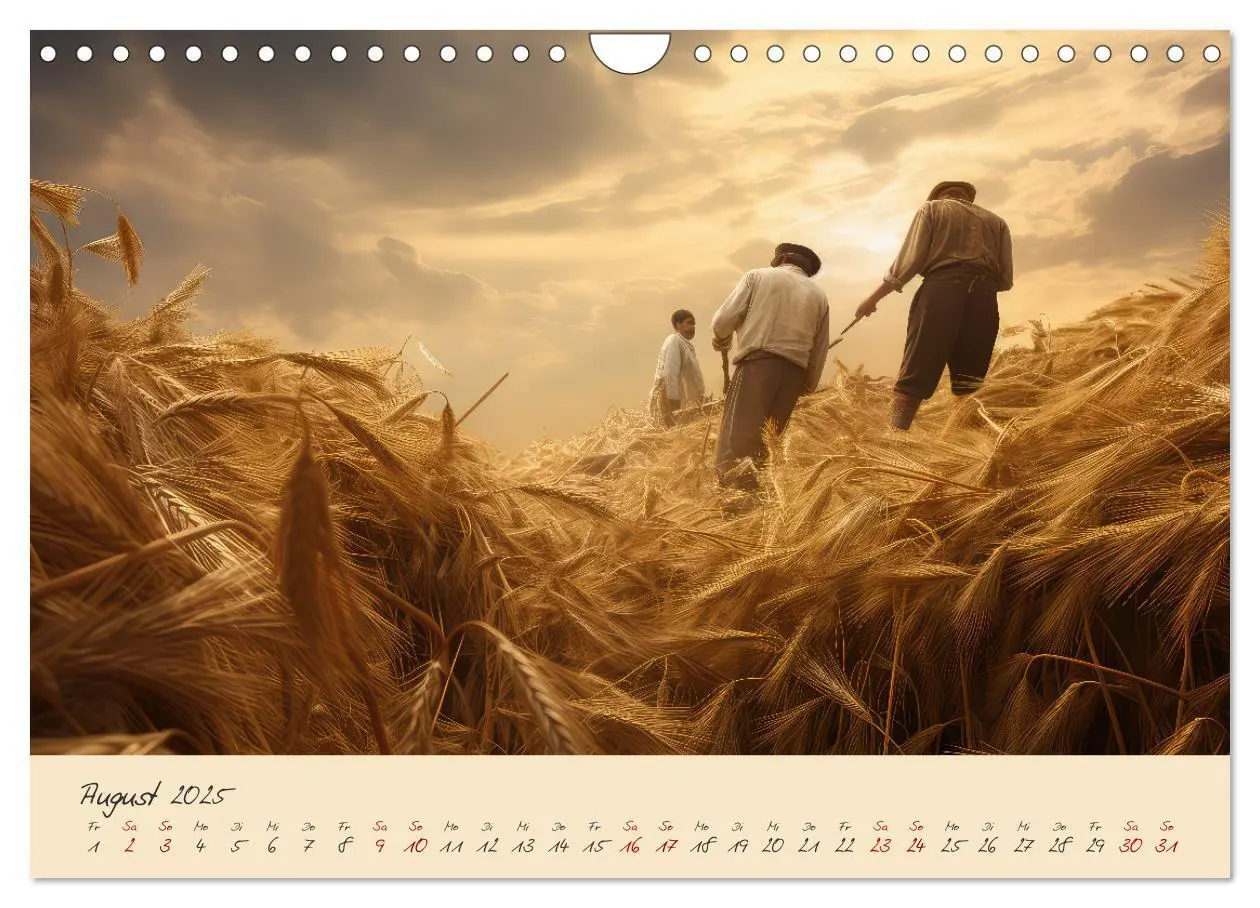Bild: 9783383857584 | Jahreszeiten im Mittelalter (Wandkalender 2025 DIN A4 quer),...