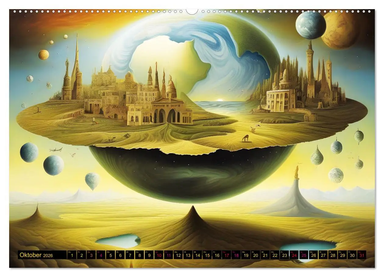 Bild: 9783457277584 | Erde, Sonne, Mond und Sterne Surrealistische Kunstwerke...