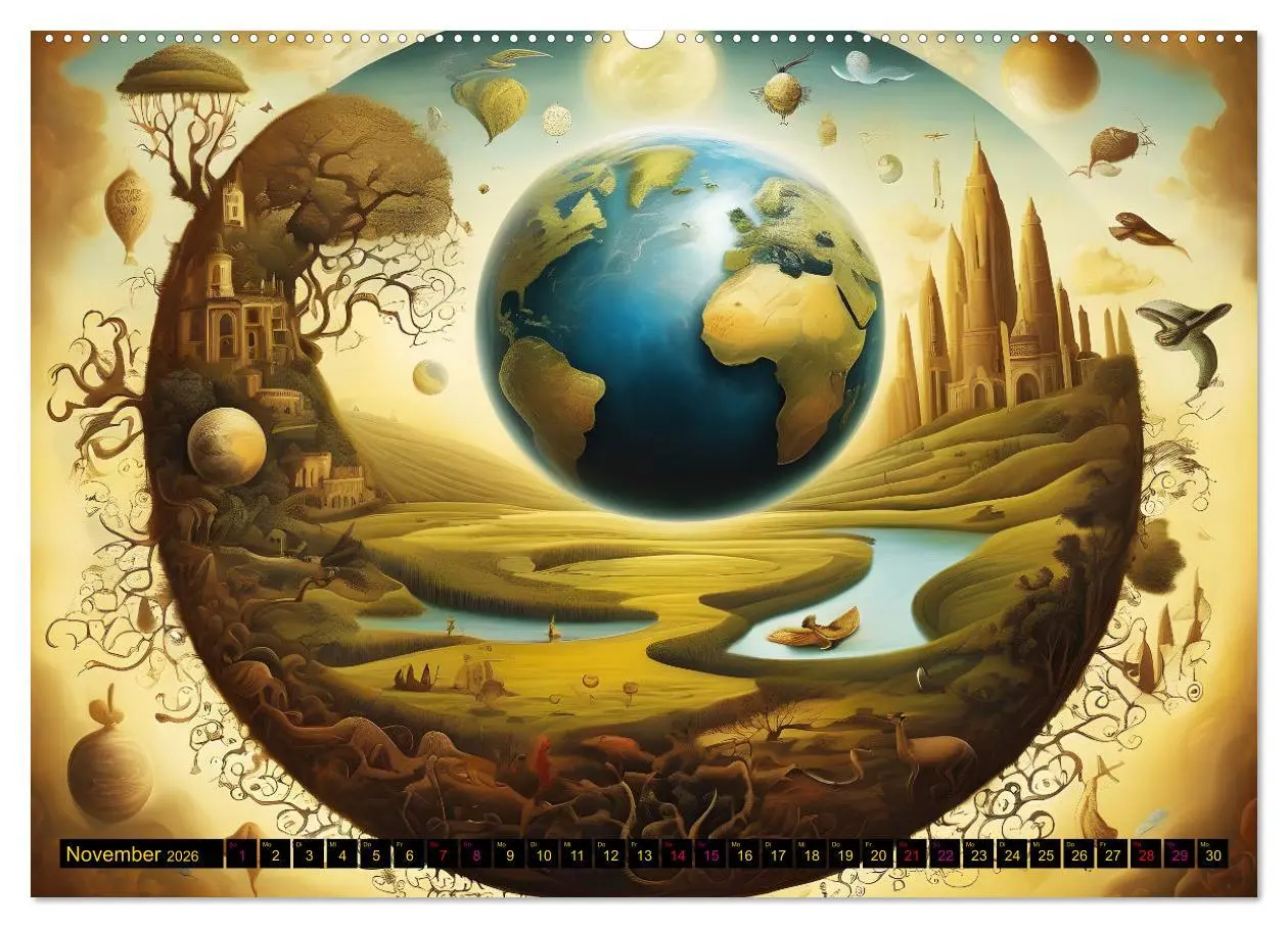 Bild: 9783457277584 | Erde, Sonne, Mond und Sterne Surrealistische Kunstwerke...