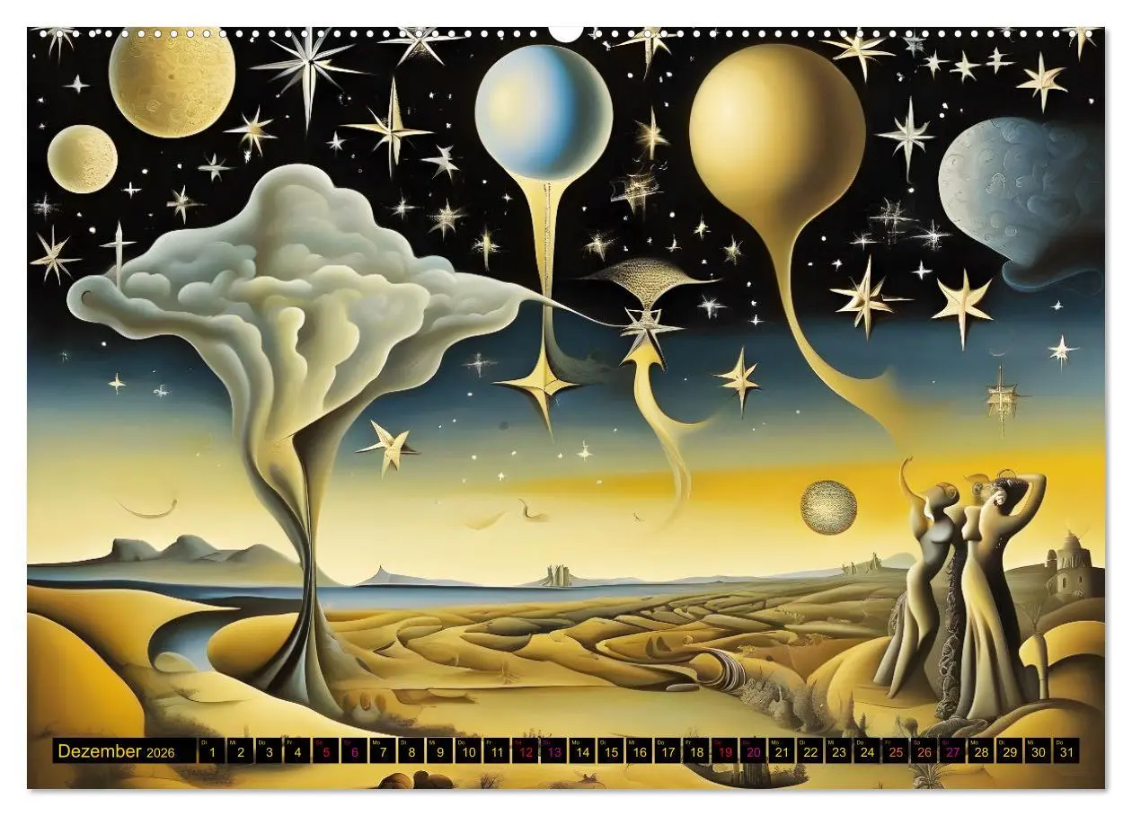 Bild: 9783457277584 | Erde, Sonne, Mond und Sterne Surrealistische Kunstwerke...