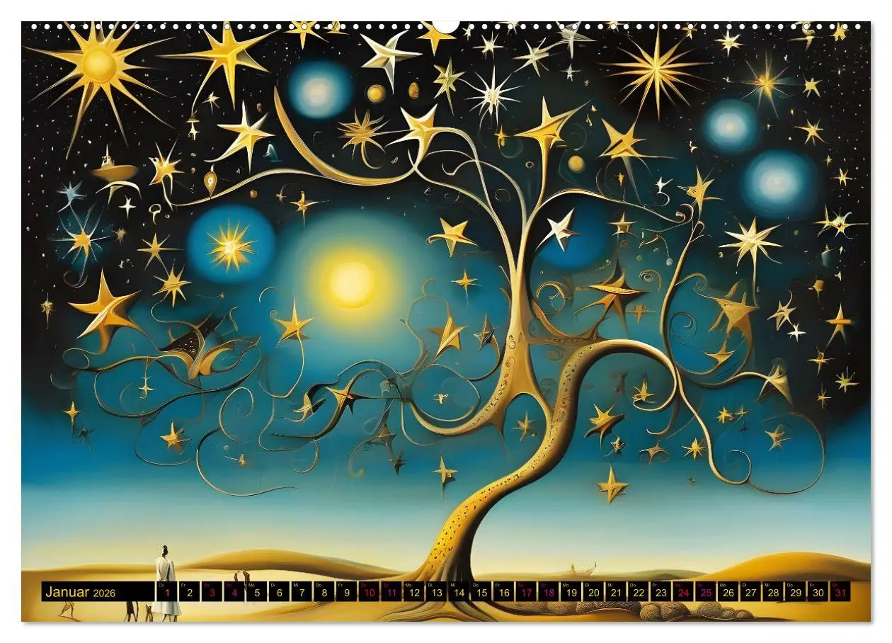 Bild: 9783457277584 | Erde, Sonne, Mond und Sterne Surrealistische Kunstwerke...