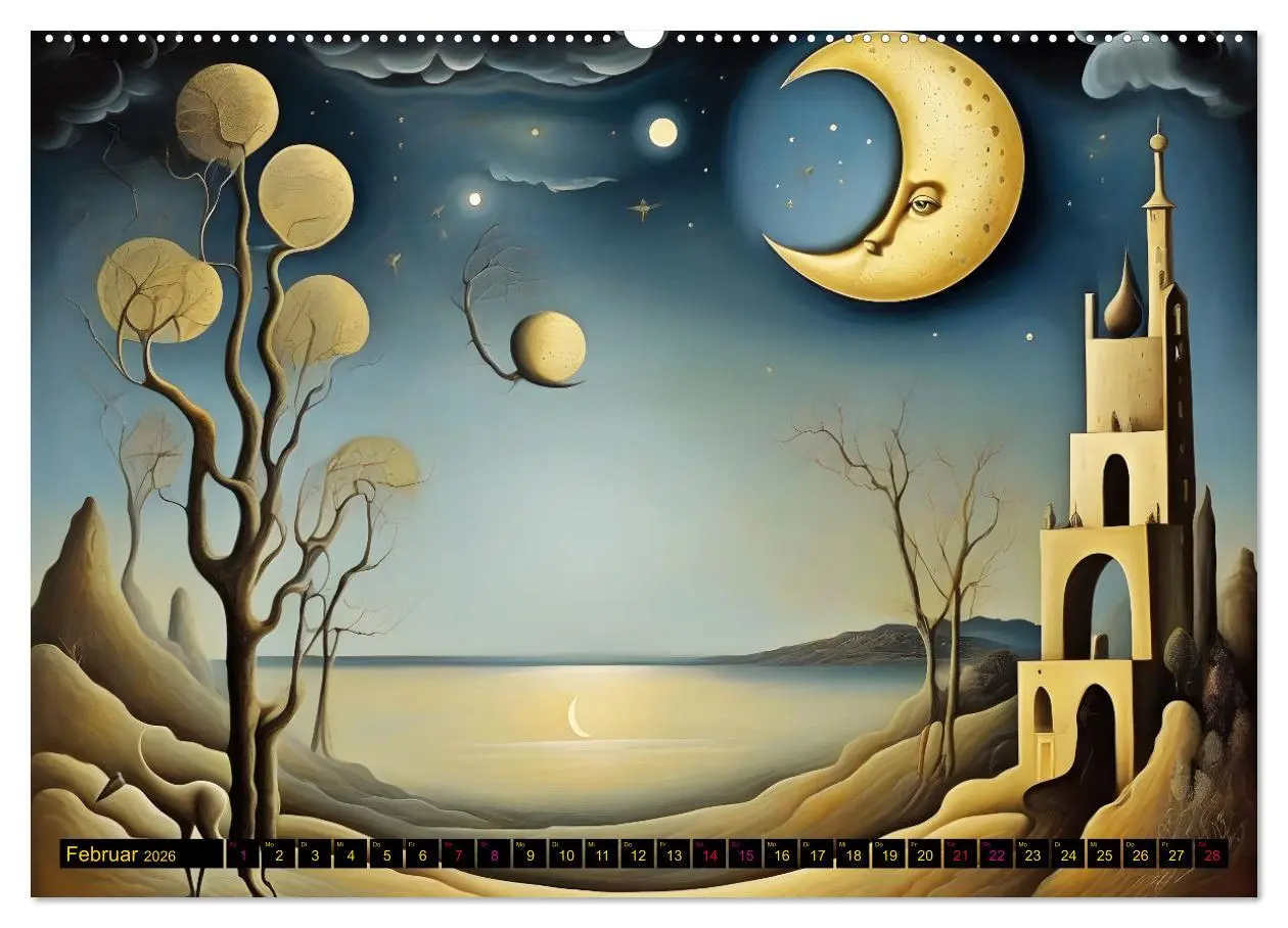 Bild: 9783457277584 | Erde, Sonne, Mond und Sterne Surrealistische Kunstwerke...