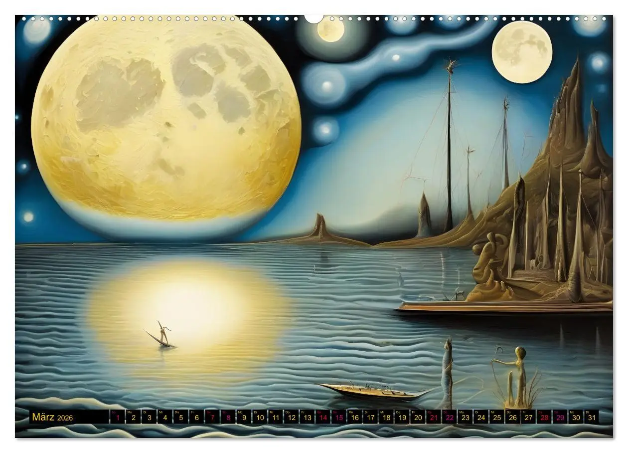 Bild: 9783457277584 | Erde, Sonne, Mond und Sterne Surrealistische Kunstwerke...
